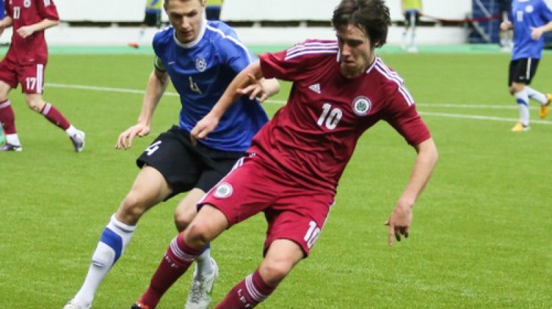 Dāvis Ikaunieks tika atzīts par labāko Latvijas izlasē
Foto: com-cup.com