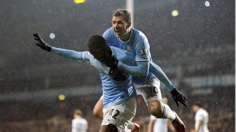 Jaja Turē un Edins Džeko
Foto: EMPICS Sport/Scanpix