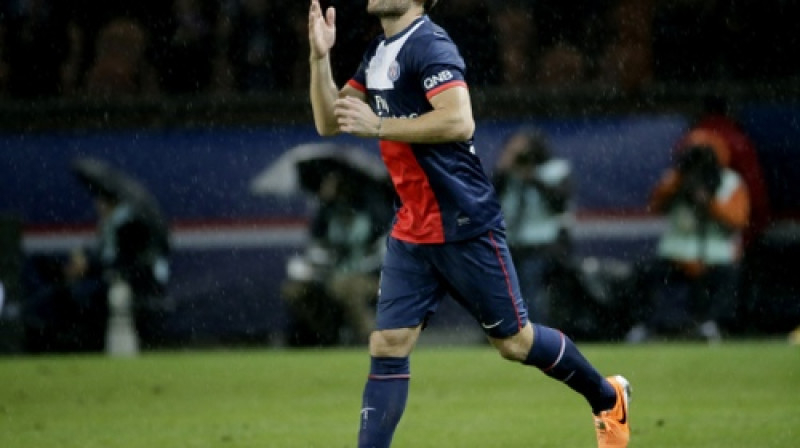 Joans Kabajs pirmoreiz PSG kreklā
Foto: AFP/Scanpix