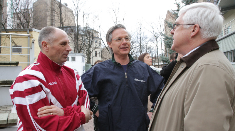 Ivans Klementjevs un Aldons Vrubļevskis
Foto: Romāns Kokšarovs, Sporta Avīze, F64