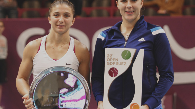 Sāra Erani un Anastasija Pavļučenkova
Foto: AP/Scanpix