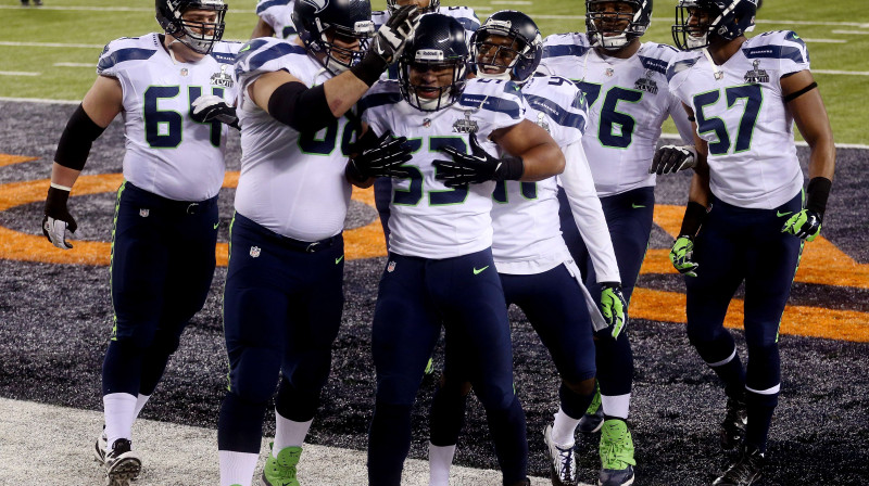Malkolms Smits (nr.53) un Sietlas "Seahawks" 
Foto: AFP/Scanpix
