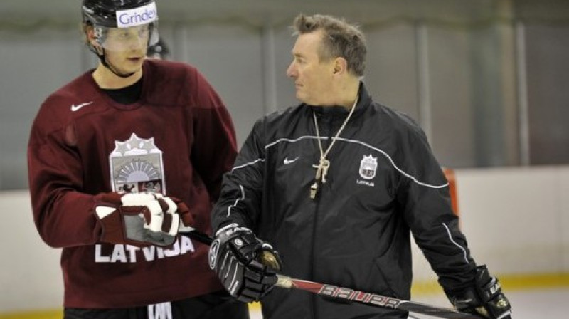 Oskars Bārtulis un Toms Kūlens
Foto: Romāns Kokšarovs, Sporta Avīze, f64