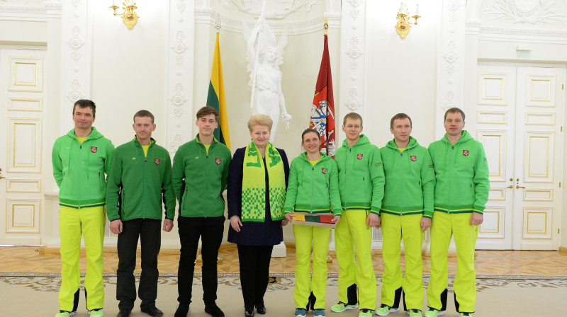 Ilmārs Bricis (pirmais no kreisās) 
Foto: R.Dačkus, president.lt