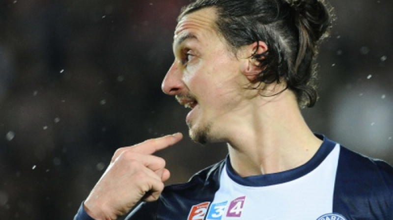 Zlatans Ibrahimovičs šosezon PSG labā 32 spēlēs ir guvis 31 vārtus
Foto: AFP/Scanpix