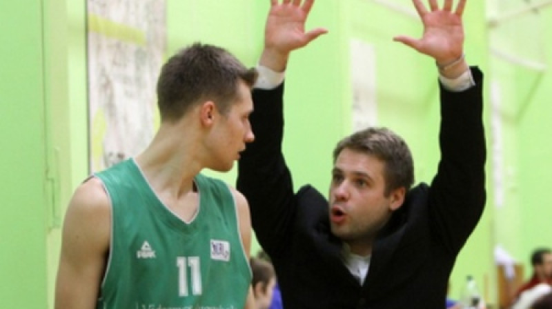 Jānis Pāže uzklausa trenera norādes
Foto: Ritvars Raits