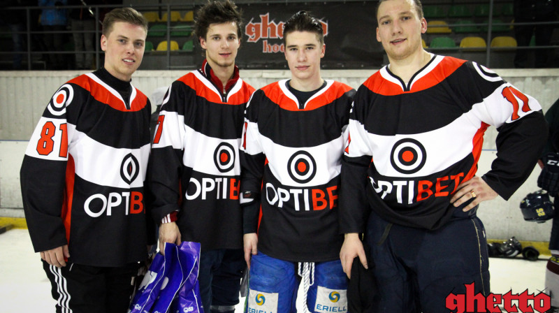 "Ghetto Hockey" ceturtā posma čempionvienība "Optibet"
Foto: Renārs Buivids (Ghetto Family)