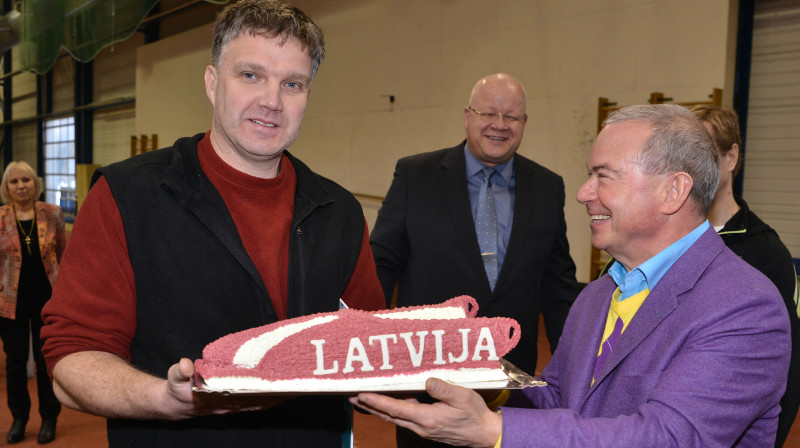 Sandis Prūsis un Aivars Lembergs
Foto: Juris Presņikovs, ventspils.lv