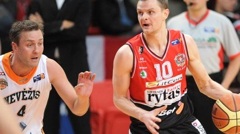 Renalds Seibutis: 24 punkti, septiņas piespēles un piecas atlēkušās bumbas mačā ar ''Nevežis''. 
Foto: krepsinis.net