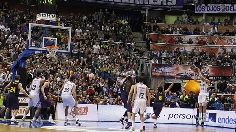 "Real Madrid" basketbolisti šosezon Spānijā uzvarējuši 21 spēlē pēc kārtas, pa ceļam izcīnot Superkausu un Karaļa kausu
Foto: www.acb.com
