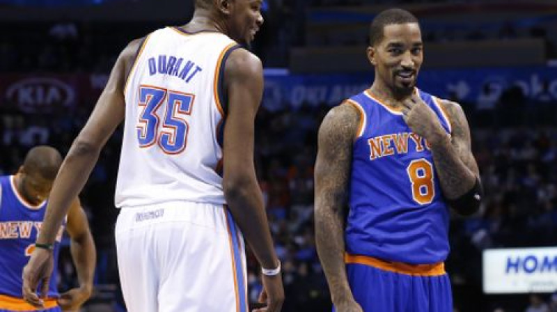 Kevins Durents un Ērls "Dž.R" Smits
Foto:AP/Scanpix