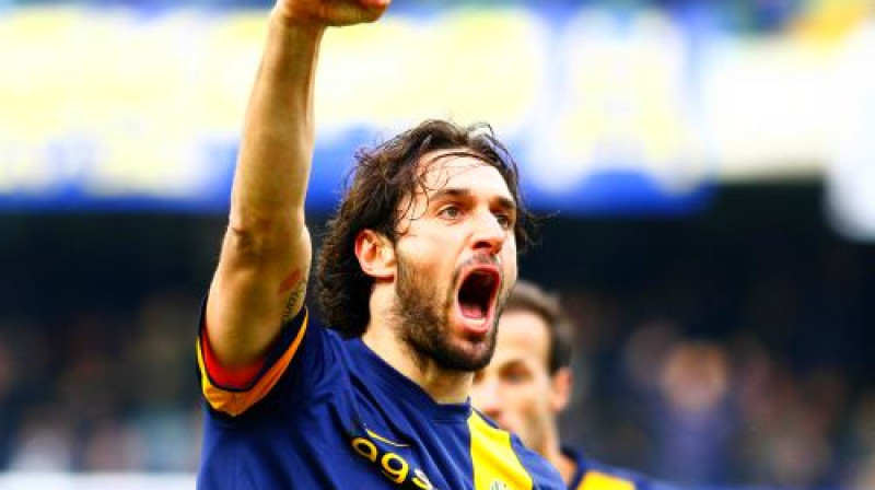 Viens no mača varoņiem Luka Toni
Foto: LaPresse/Scanpix