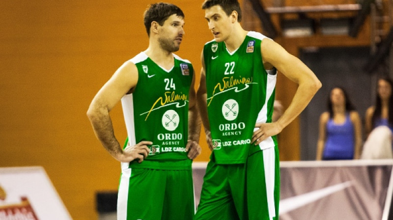 Sandis Amoliņš un Ernests Kalve 
Foto: Foto: Jānis Priedītis/bkvalmiera.lv