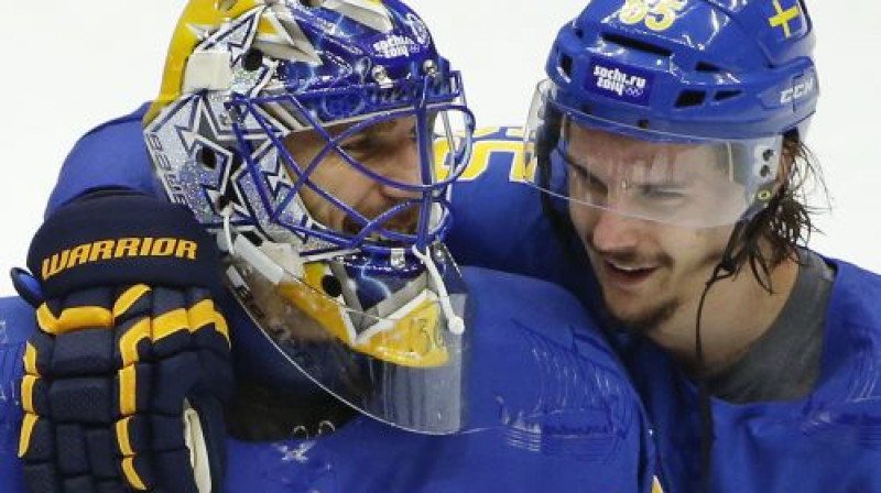 Henriks Lundkvists un Ēriks Karlsons
Foto: AP/Scanpix