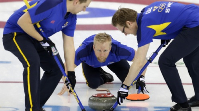 Zviedrijas kērlinga izlase
Foto: AP/Scanpix