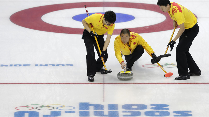 Ķīnas vīru kērlinga izlase 
Foto: AFP/Scanpix