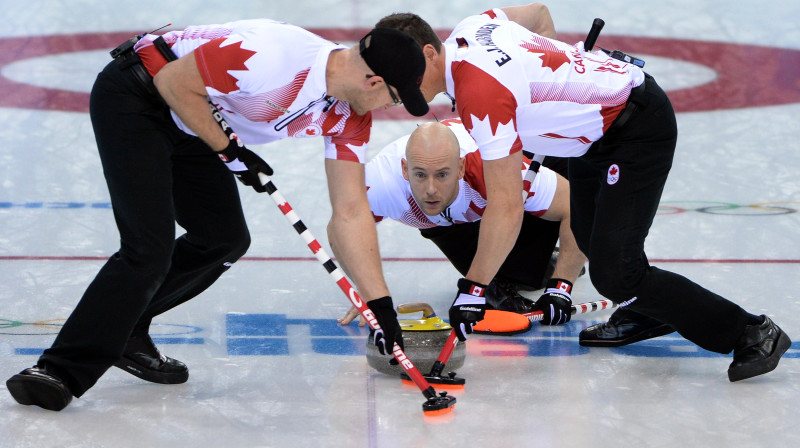Kanādas izlases kērlingisti
Foto: AFP/Scanpix