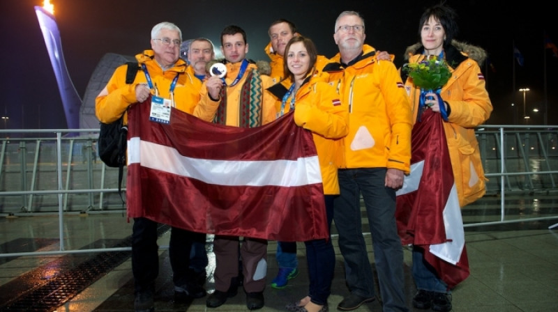 Martina Dukura olimpiskais sudrabs
Foto: Ilmārs Znotiņš, sochi2014.olimpiade.lv