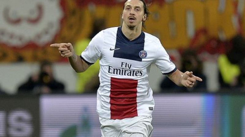 Zlatans Ibrahimovičs jau 10 reizes šosezon ČL sarūgtinājis pretinieku vārtsargus
Foto:AP/Scanpix