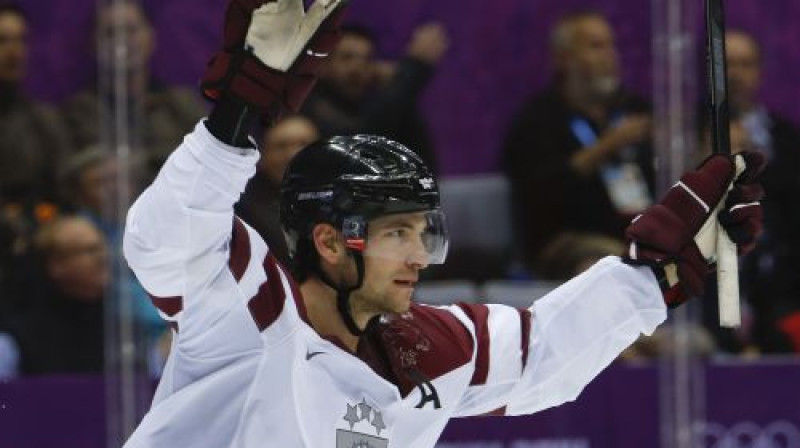 Lauris Dārziņš pret Kanādu vārtus vēl nav guvis. Visas iespējas šovakar to labot
Foto:AP/Scanpix