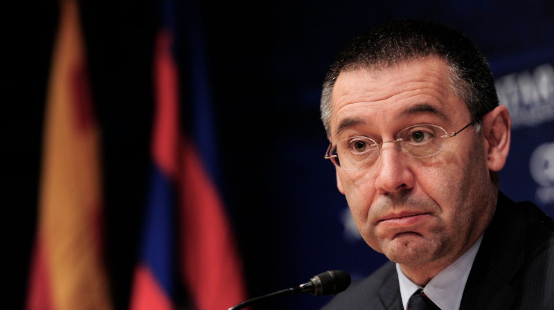 Bijušais "Barcelona" prezidents Sandro Rozels
Foto: SIPA/Scanpix