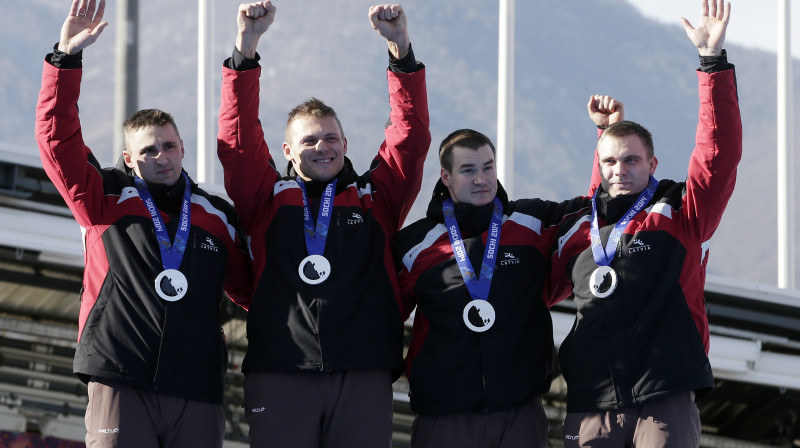 Latvijas kvartets uz pjedestāla
Foto: AP/Scanpix