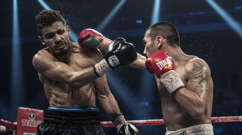 Migels Vaskess un Deniss Šafikovs
Foto: AFP/Scanpix