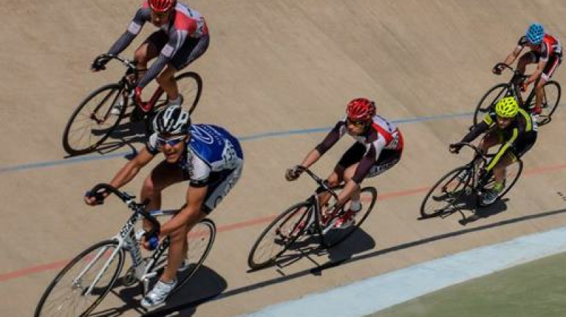 Armands Bēcis pirmajā pozīcijā
Foto: teamrietumudelfin.com