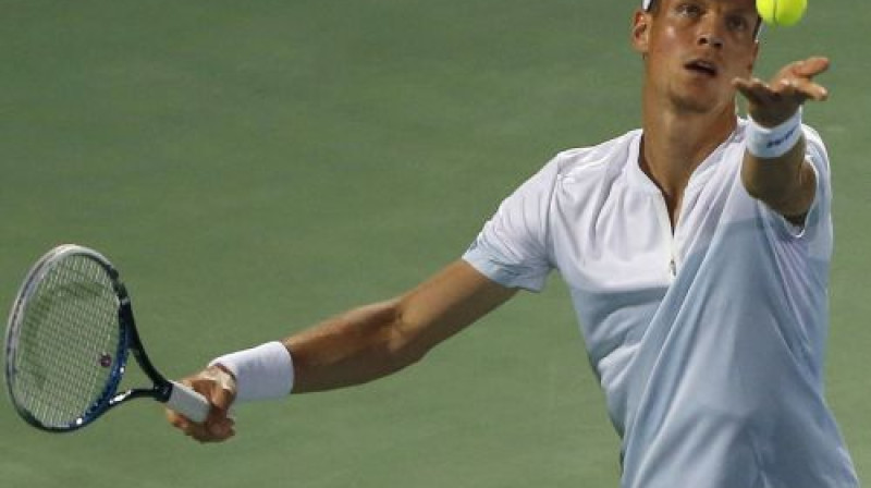 Tomāšs Berdihs bez zaudējumiem jau 10 mačus pēc kārtas
Foto: Reuters/Scanpix