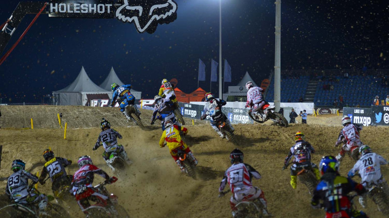 MXGP starts un Holesot atzīme (Karro vidū ar dzelteno formu)
Foto: mxgp.com