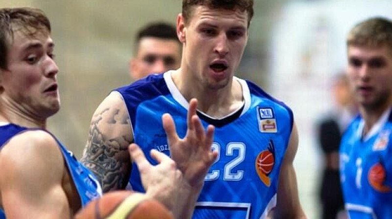 Kristers Zeidaks vēl "Turības" formā
Foto: basket.lv