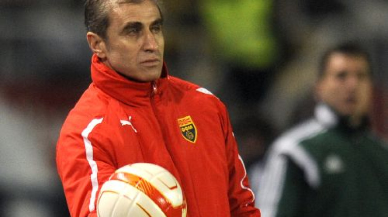 Boško Gurovskis mačā pret Latviju debitēja Maķedonijas izlases trenera amatā
Foto:AP/Scanpix