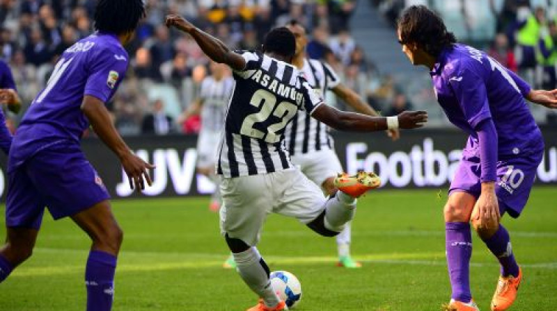 Kvadvo Asamoā gūst vārtus
Foto: AFP/Scanpix