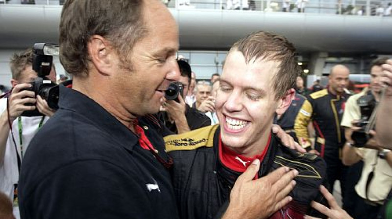 Bergers un Fetels 2008. gadā Moncā
Foto: f1fanatic.co.uk