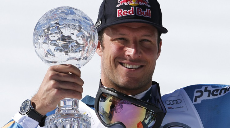 Aksela Lunda Svindāla uzdevums ir neaprobežoties ar šo mazo uzvaru cīņā par Lielo kristāla globusu
Foto: AP/Scanpix