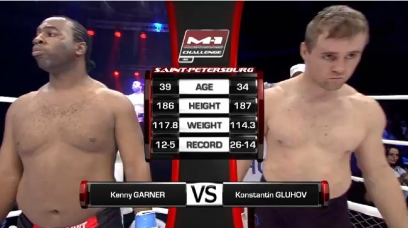 Kenijs Gārners (no kreisās) un Konstantīns Gluhovs