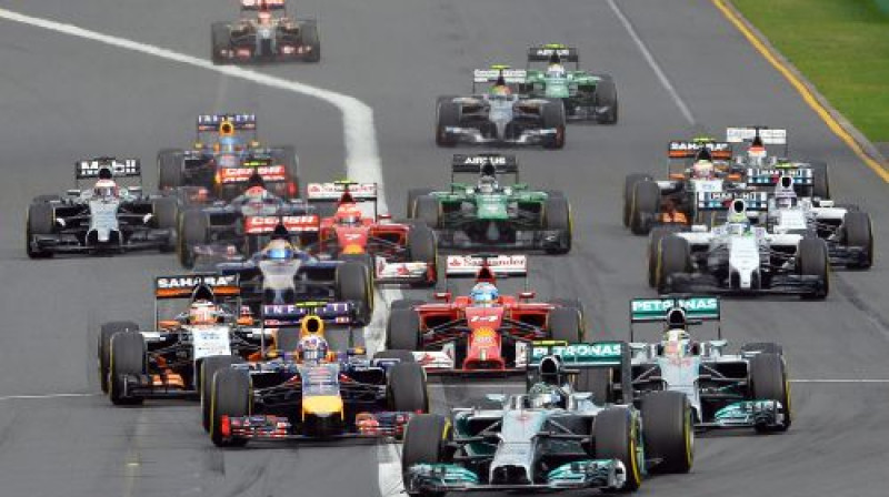 Melburnas F1 sacīkšu starts
Foto: Scanpix/AFP