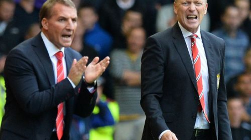 Brendans Rodžerss un Deivids Moizs
Foto: AFP/Scanpix