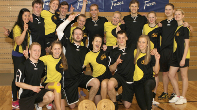 Latvijas čempionvienību "Salaspils FK" un "Flying Worms" kopbilde
Foto: Ritvars Raits frisbee.lv