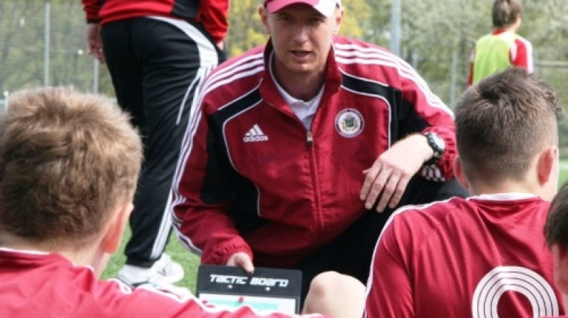 Latvijas U17 izlases vadītājs Igors Stepanovs
Foto: lff.lv