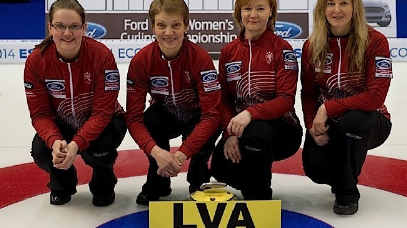 Latvijas sieviešu kērlinga izlase
Foto: curling.ca