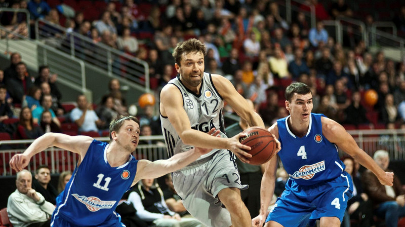 "VEF Rīga" kapteinis Kristaps Janičenoks
Foto: Gints Ivuškāns, f64