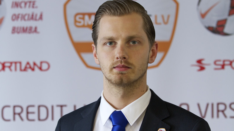 Biedrības ''Latvijas Futbola virslīga'' izpilddirektors Emīls Latkovskis
Foto: Latvijas Futbola virslīga