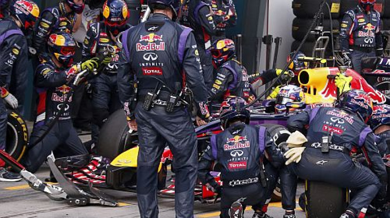 Daniels Rikjardo pitstopa laikā
Foto: TT NYHETSBYRN/Scanpix