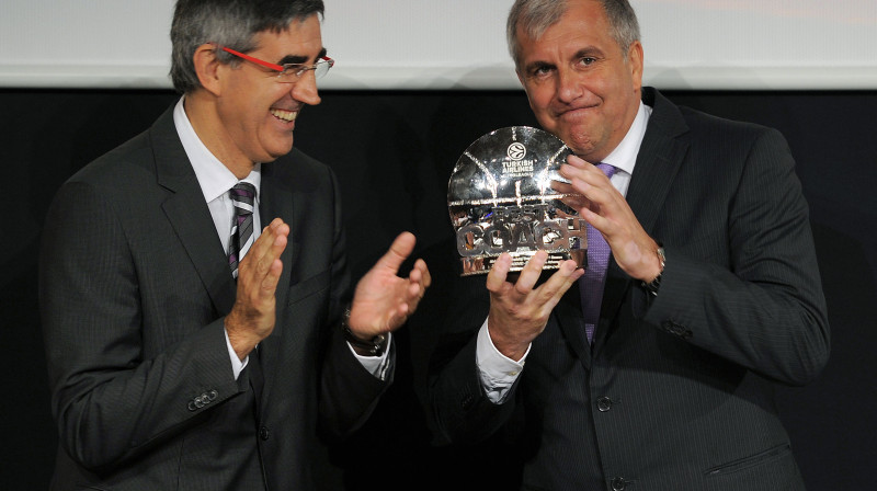 Hordi Bertomeu un Žeļko Obradovičs
Foto: AFP/Scanpix