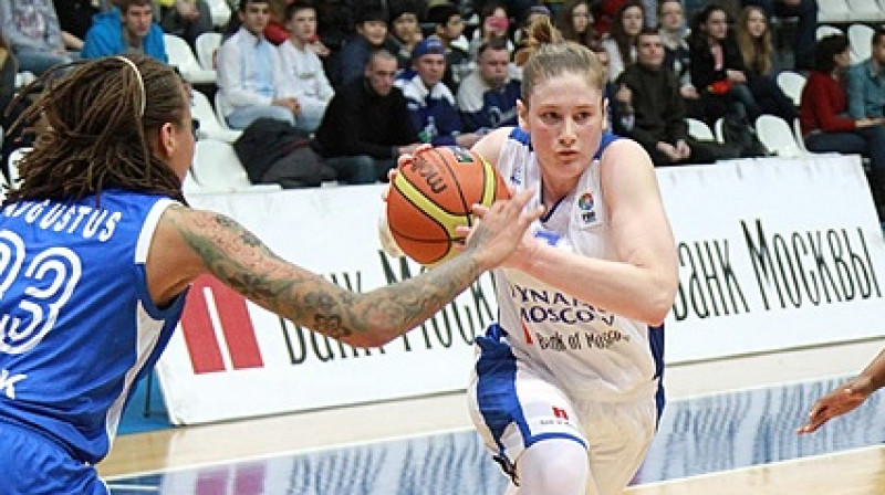 Maskavas "Dinamo" aizsardze Linsija Veilena
Foto: www.fibaeurope.com