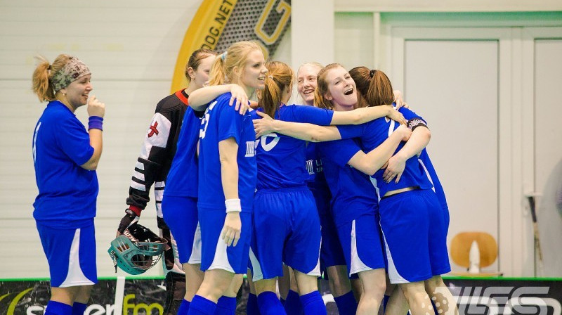 LiepU florbolistes
Foto: Raivo Sarelainens, floorball.lv