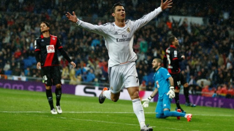 Krištianu Ronaldu šodien guva skaistus vārtus
Foto: AP/Scanpix