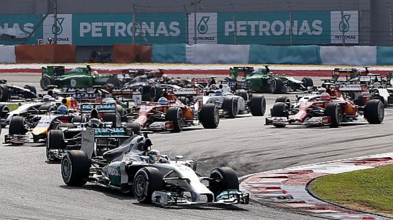 Malaizijas "Grand Prix" starts
Foto: TT NYHETSBYRÅN/Scanpix