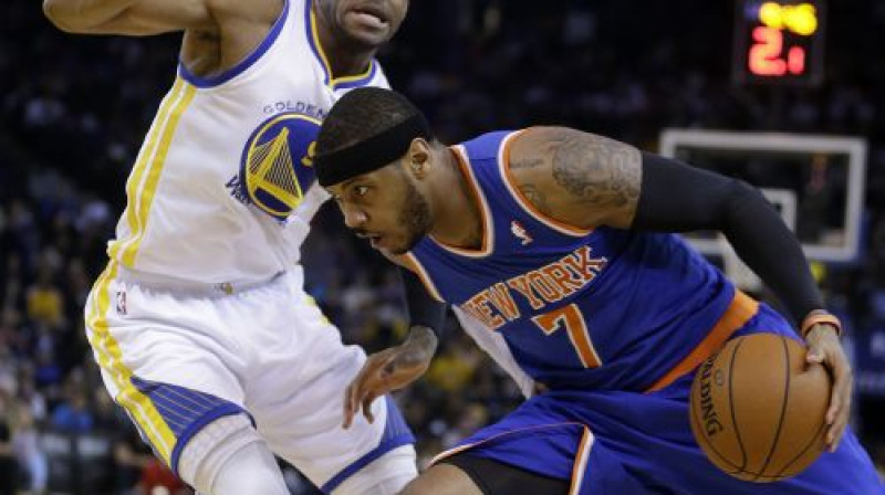 Andrē Igudala pret Karmelo Entoniju
Foto:AP/Scanpix